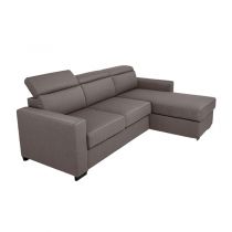 KEROS, convertible Gigogne avec méridienne coffre, revêtement Tissu Artemis ou Luna
