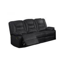 KIRK, Canapé Relax 3 places en Microfibre