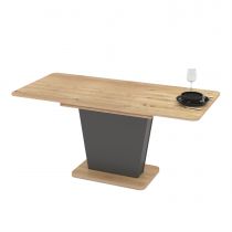 LALI 120cm extensible +40cm Table (Rivoli-Anthracite)