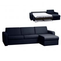 LELUX CORNER, Convertible rapido pour usage quotidien, plusieurs dimensions de couchage, en velours Tiffany