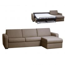 LELUX CORNER, Convertible rapido pour usage quotidien, plusieurs dimensions de couchage, tissu Artemis.