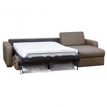 LELUX CORNER, Convertible rapido pour usage quotidien, plusieurs dimensions de couchage, tissu Artemis.