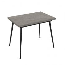 Lilis Table extensible 90cm à 120cm (Retro Stone)