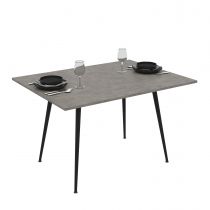 Lilis Table extensible 90cm à 120cm (Retro Stone)