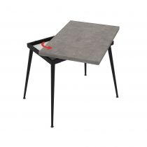 Lilis Table extensible 90cm à 120cm (Retro Stone)