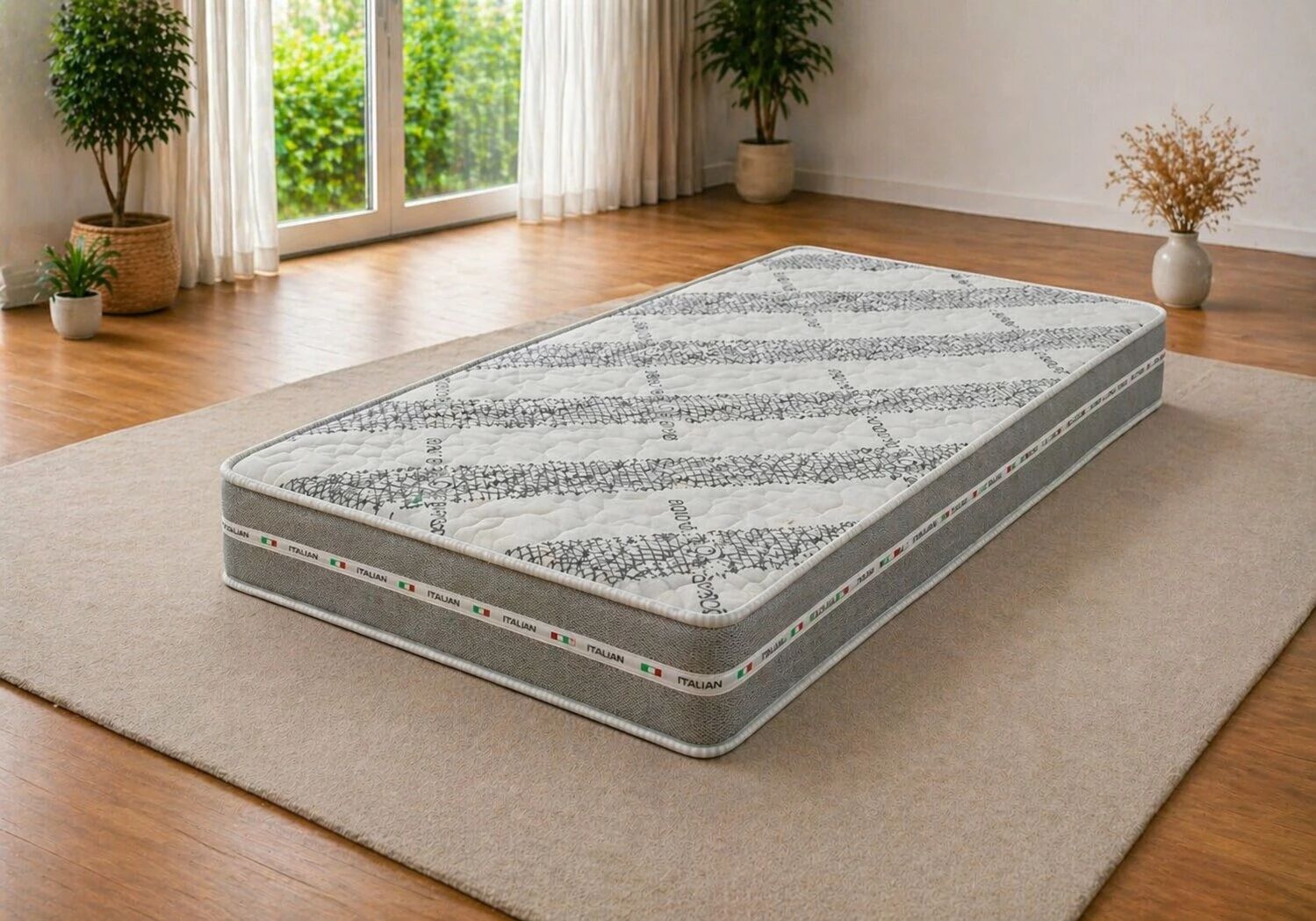 Matelas BAMBOU en mousse &eacute;paisseur 23cm (toutes les dimensions)