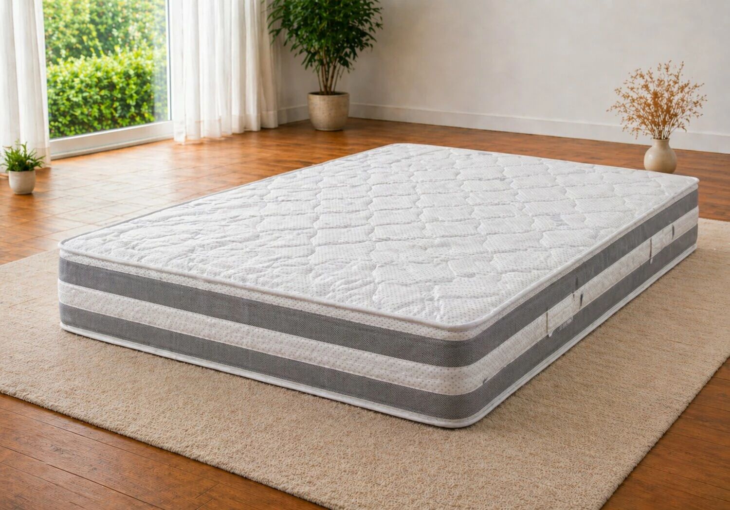 Matelas MEMORY AIR CONFORT en mousse, 2cm de m&eacute;moire de forme, &eacute;paisseur 23cm (toutes dimensions)