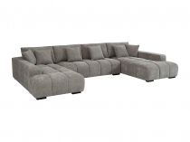 MONT BLANC(GRIS GRAPHITE)-U- GRIS (JYMLK23S38-A20)-379*207*207cm (vendu sans le pouf)