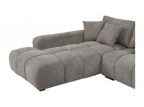 MONT BLANC(GRIS GRAPHITE)-U- GRIS (JYMLK23S38-A20)-379*207*207cm (vendu sans le pouf)