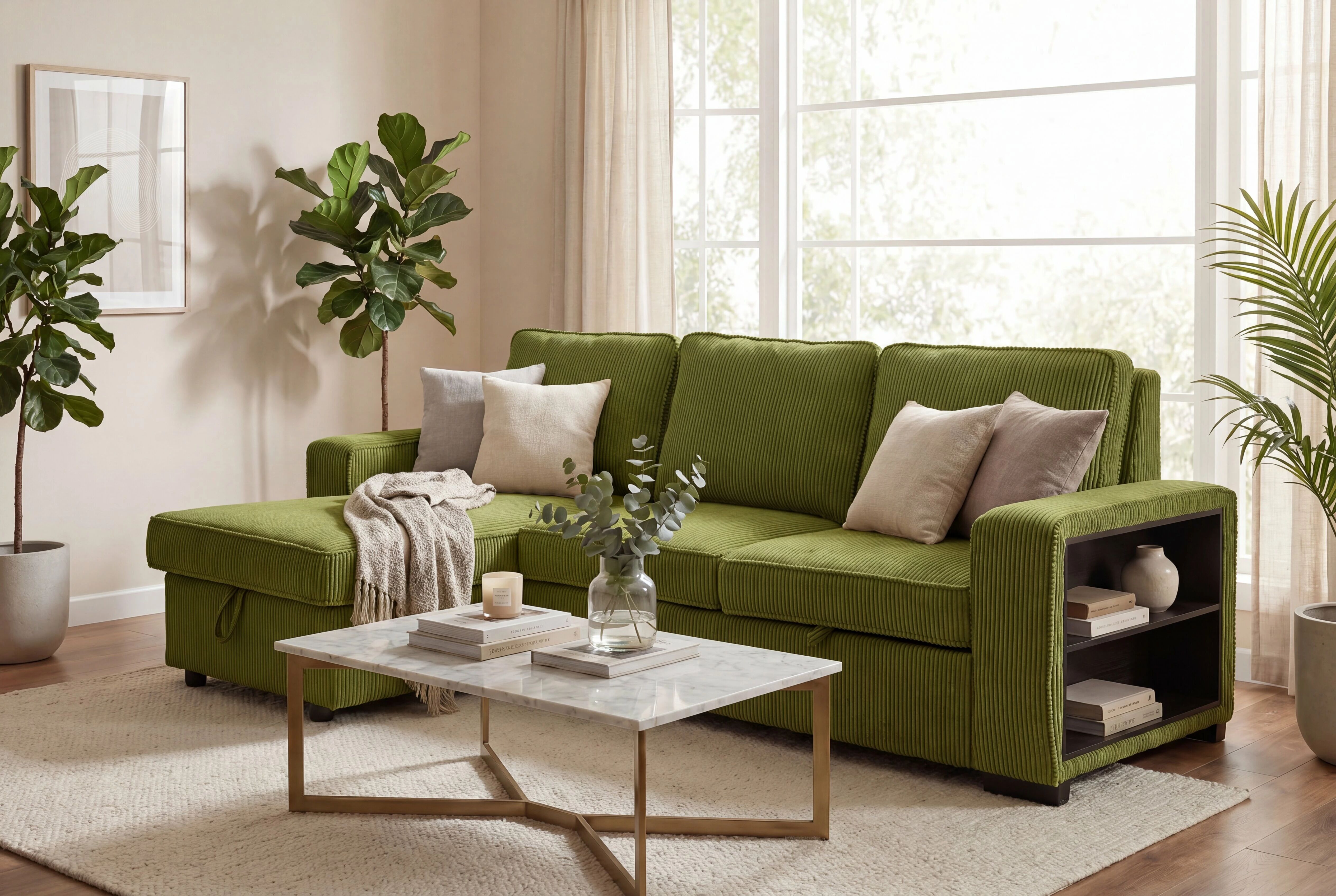 NERO, Grand Angle gauche convertible gigogne non reversible. EN STOCK