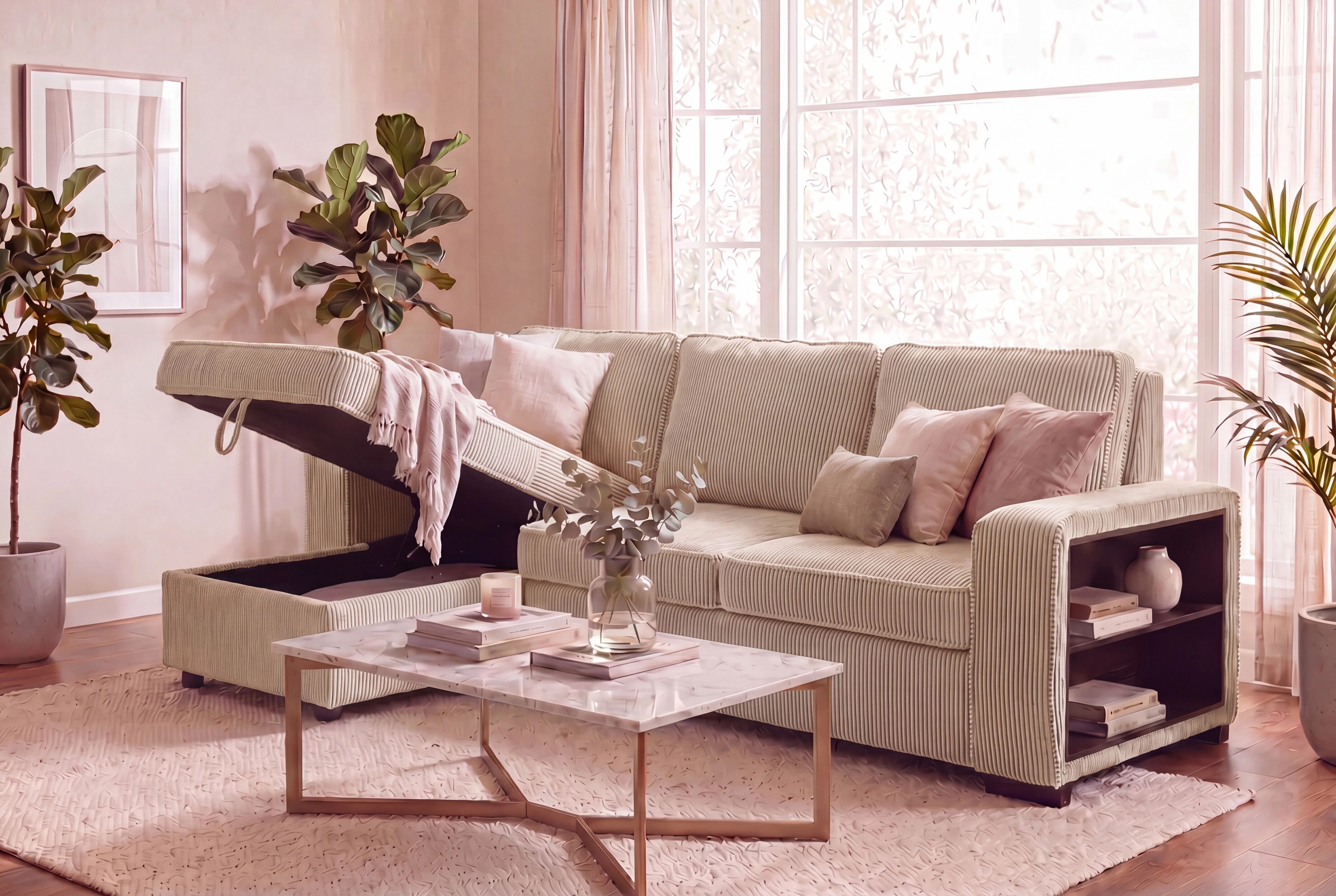NERO, Grand Angle gauche convertible gigogne non reversible. EN STOCK