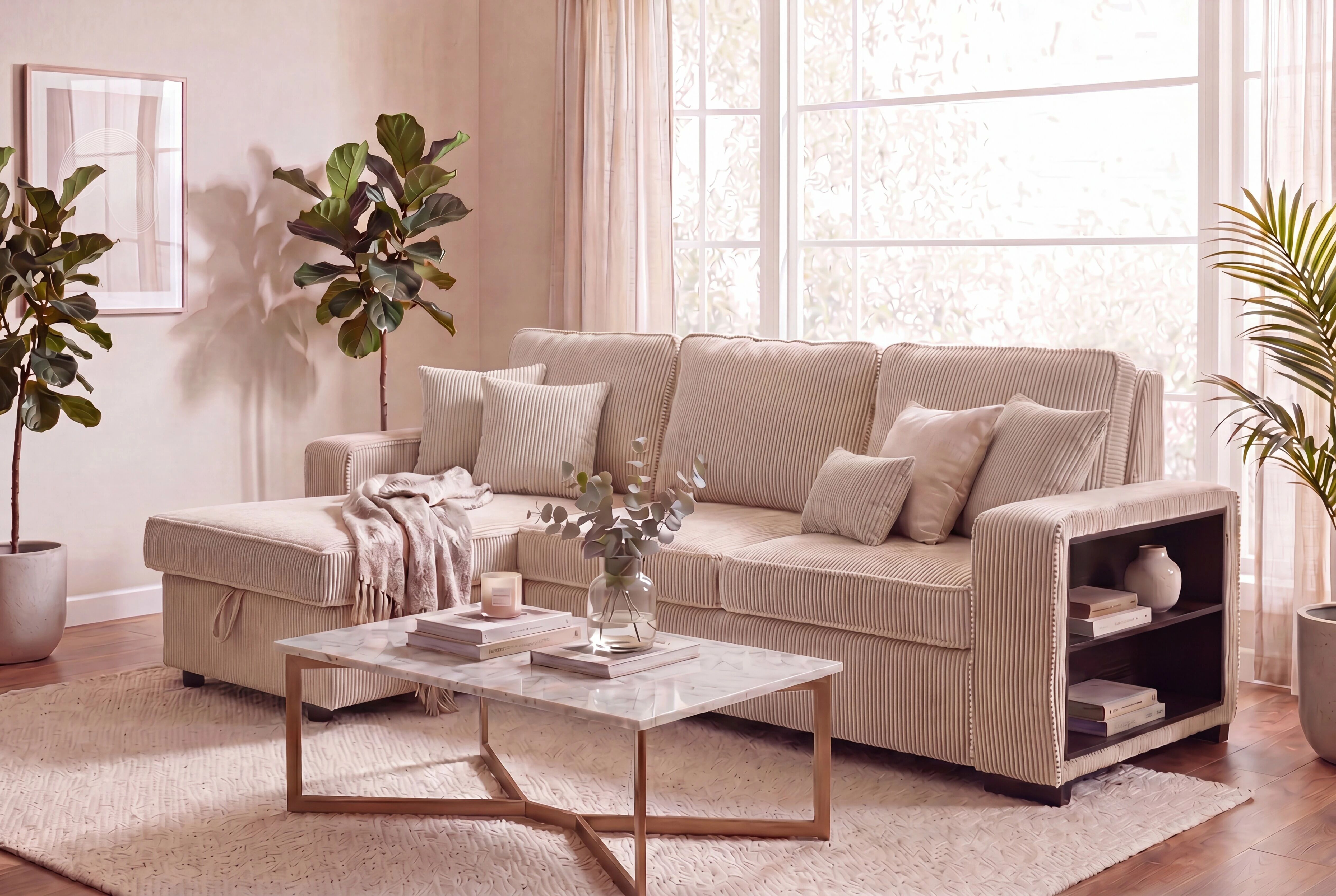 NERO, Grand Angle gauche convertible gigogne non reversible. EN STOCK