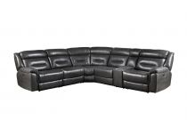 NEVADA 2R2 Relax manuel LEATHER GEL BLACK NOIR