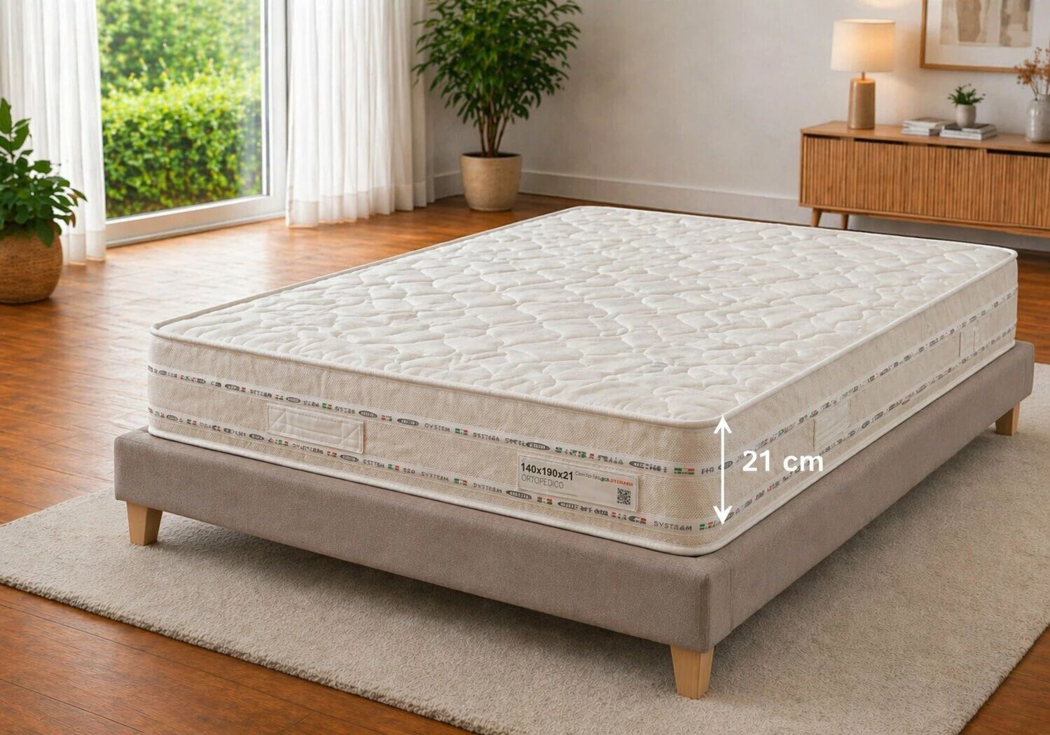ORTHOPEDICO, Matelas en mousse 21cm (toutes dimensions)