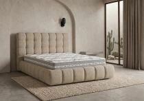 Pack Lit BUBBLE 140x190 + Matelas 140x190 � Aloe Soft ou Bambou au choix