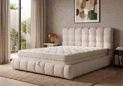 Pack lit BUBBLE 180 x 200 cm + Matelas Aloe Soft ou Bambou au choix