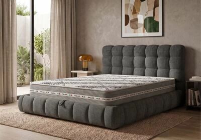 Pack lit BUBBLE 180 x 200 cm + Matelas Aloe Soft ou Bambou au choix