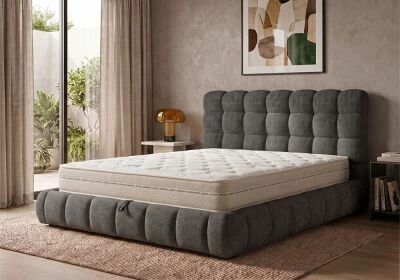 Pack lit BUBBLE 180 x 200 cm + Matelas Aloe Soft ou Bambou au choix