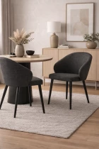 PATAYA Chaise tissu (L56*P61*H82cm)