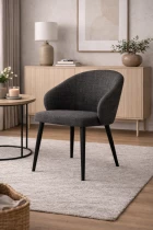 PATAYA Chaise tissu (L56*P61*H82cm)