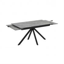 PERLA Table Ceramique double extension (140cm+ extensions 30cm+ 30cm)*80cm