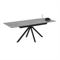 PERLA Table Ceramique double extension (140cm+ extensions 30cm+ 30cm)*80cm
