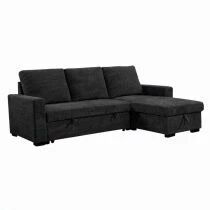 PISA, Canap&eacute; convertible Gigogne reversible, avec coffre