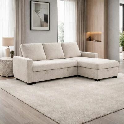 PISA, Canap� convertible Gigogne reversible, avec coffre