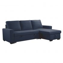 PISA Canapé convertible Gigogne reversible, avec coffre