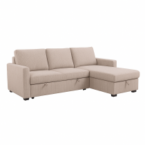 PISA Canapé convertible Gigogne reversible, avec coffre