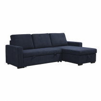 PISA Canapé convertible Gigogne reversible, avec coffre