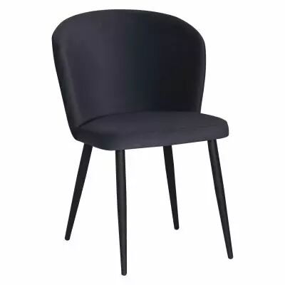 PIYAN- Chaise de repas- velours ANKA (L55*P59*H80cm)