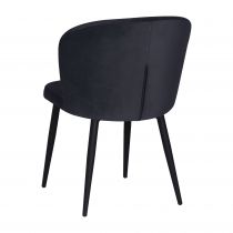 PIYAN- Chaise de repas- velours ANKA (L55*P59*H80cm)