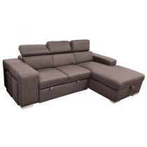 POSTO convertible gigogne 2 places,<br> Revêtement Polyester Tex,<br>Chaise longue et 2 poufs