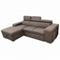 POSTO convertible gigogne 2 places angle reversible, Revêtement Tissu double épaisseur renforcé