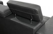POSTO convertible gigogne 2 places reversible angle gauche, Revêtement Lin