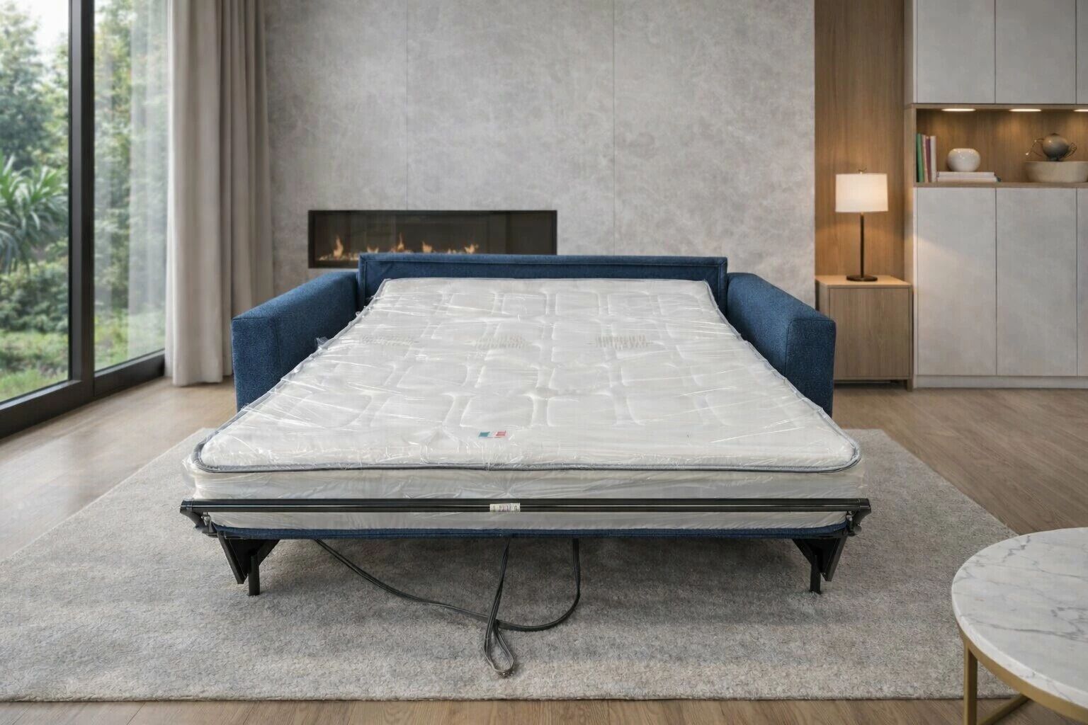 PRIMO22 Canap&eacute; convertible Rapido, Rev&ecirc;tement Tissu Artemis ou Luna, Couchage 120, 140 ou 160cm