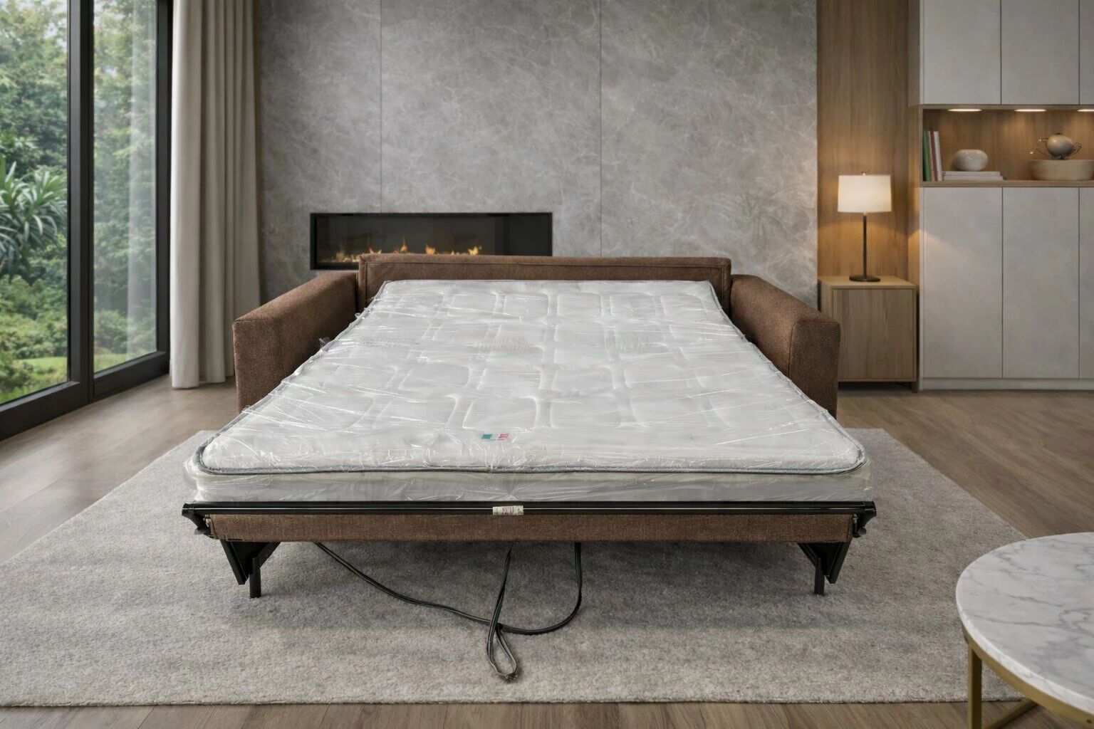 PRIMO22 Canap&eacute; convertible Rapido, Rev&ecirc;tement Tissu Artemis ou Luna, Couchage 120, 140 ou 160cm