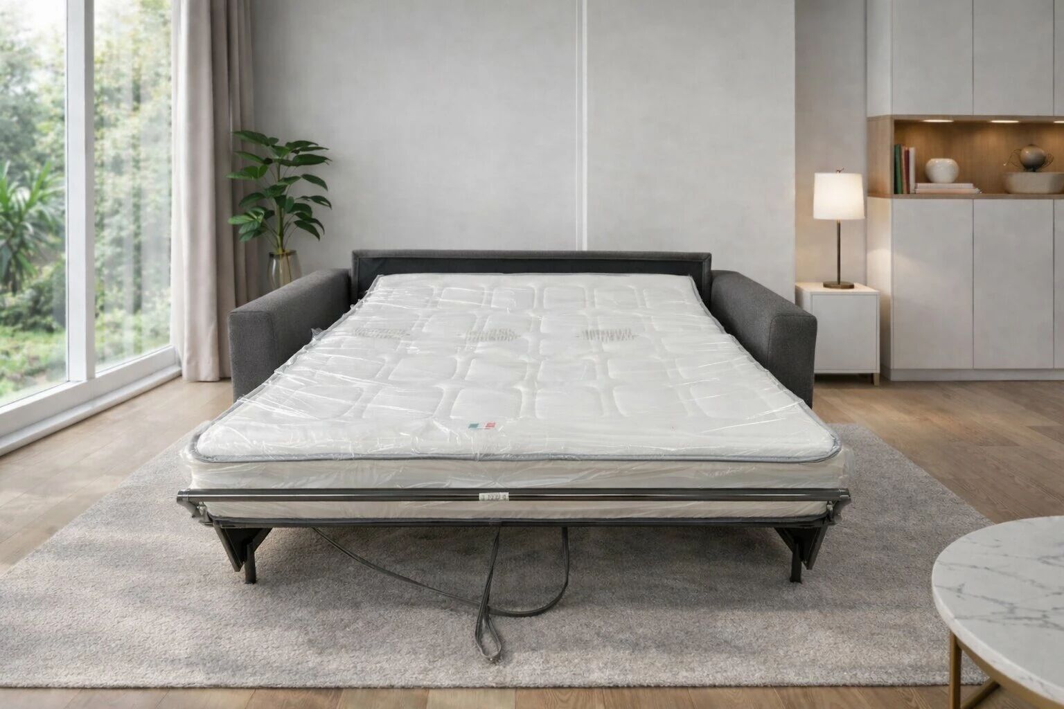 PRIMO22 Canap&eacute; convertible Rapido, Rev&ecirc;tement Tissu Artemis ou Luna, Couchage 120, 140 ou 160cm