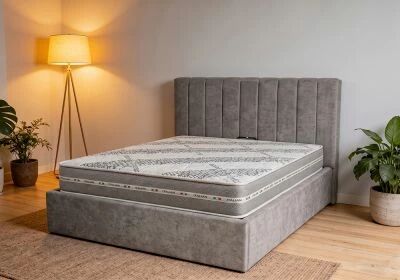 RALF, Lit coffre, couchage 140,160 et 180cm (x200cm) avec matelas au choix (ALOE SOFT, BAMBOU ou ORTHOPEDICO)