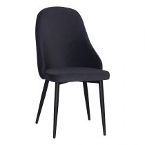 REMIS- Chaise de repas- velours ANKA (L49*P61*H91cm)