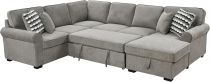 RENO(7080) 2p GAUCHE(232cm)+2p lit(297cm)+MéridienneDROIT(160cm)