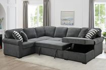 RENO(7080) 2p GAUCHE(232cm)+2p lit(297cm)+MéridienneDROIT(160cm)
