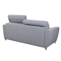 ROMINA, Convertible Rapido, tissu Artemis ou Luna, Couchage quotidien 120, 140 et 160cm