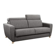 ROMINA, Convertible Rapido, tissu Artemis ou Luna, Couchage quotidien 120, 140 et 160cm