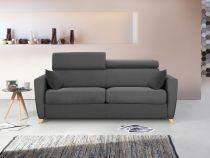 ROMINA, Convertible Rapido, tissu Artemis ou Luna, Couchage quotidien 120, 140 et 160cm