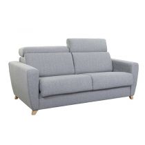 ROMINA, Convertible Rapido, tissu velours, Couchage quotidien 120, 140 et 160cm