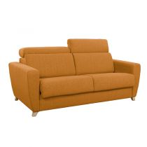 ROMINA, Convertible Rapido, tissu velours, Couchage quotidien 120, 140 et 160cm