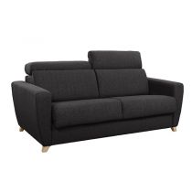 ROMINA, Convertible Rapido, tissu velours, Couchage quotidien 120, 140 et 160cm