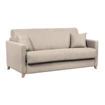 SANDRINE, Convertible (tissu) Usage quotidien, Revêtement Tissu Artemis ou Luna, couchage 140 cm